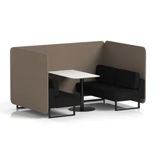 Brixworth Bench Booth in Two Tone