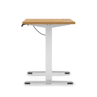 Air Lite Height Adjustable Slimline Desk With Cable Ports