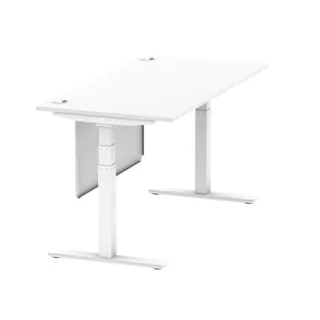 Air Height Adjustable Desk With Cable Ports
