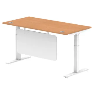 Air Height Adjustable Desk With Cable Ports