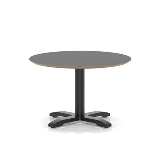 Brixworth Round Coffee Table With Cross Base