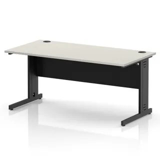 Impulse Straight Desk Cable Managed Leg
