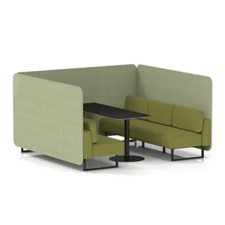 Brixworth Bench Booth in Two Tone