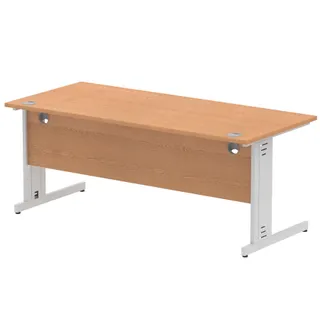 Impulse Straight Desk Cable Managed Leg