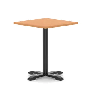 Italia Square Poseur Table With Cross Base