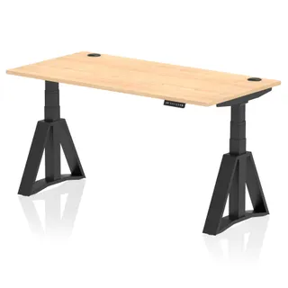 Air Height Adjustable Desk With Cable Ports