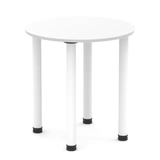 Impulse Round Table With Post Leg