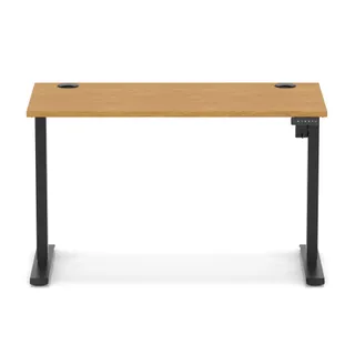 Air Lite Height Adjustable Slimline Desk With Cable Ports