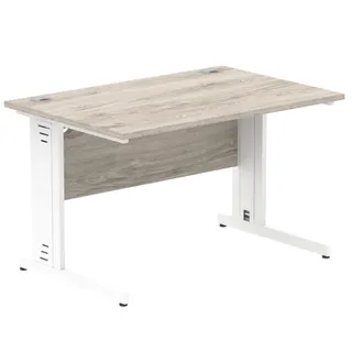 Impulse Straight Desk Cable Managed Leg