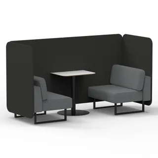 Brixworth Bench Booth in Two Tone