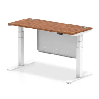 Air Height Adjustable Slimline Desk With Cable Ports
