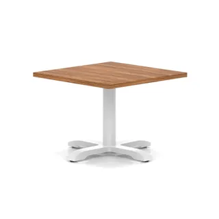 Italia Square Coffee Table With Cross Base