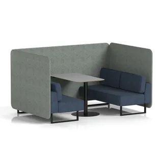 Brixworth Bench Booth in Two Tone