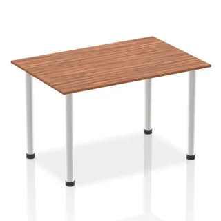 Impulse Straight Table With Post Leg