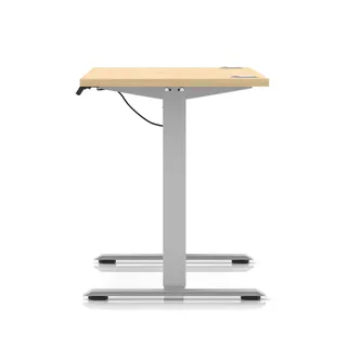 Air Lite Height Adjustable Slimline Desk With Cable Ports