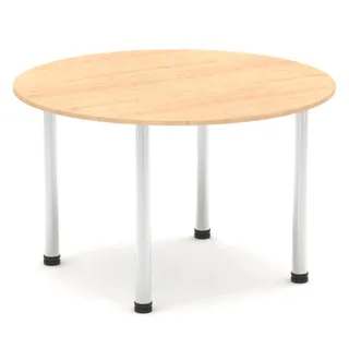 Impulse Round Table With Post Leg