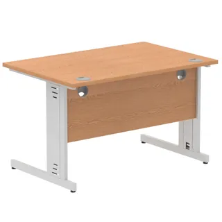 Impulse Straight Desk Cable Managed Leg