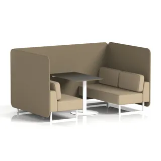 Brixworth Bench Booth in Two Tone