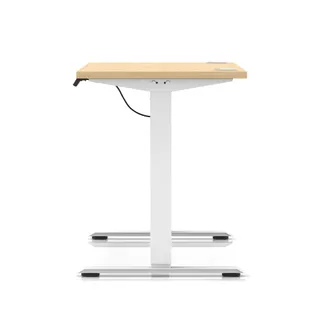 Air Lite Height Adjustable Slimline Desk With Cable Ports