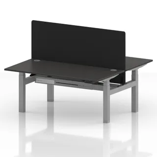 Air Back-to-Back Height Adjustable Bench Desk - 2 Person