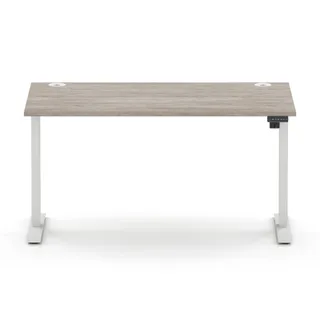 Air Lite Height Adjustable Desk With Cable Ports