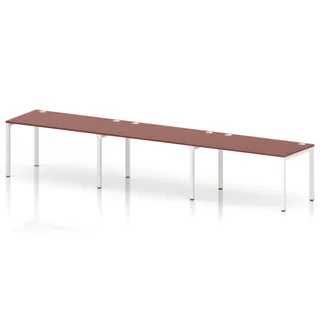 Impulse Single Row Bench Desk - 3 Person