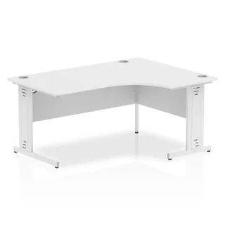 Impulse Crescent Desk Cable Managed Leg