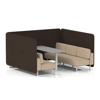Brixworth Bench Booth in Two Tone