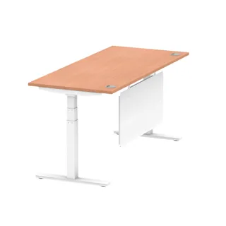 Air Height Adjustable Desk With Cable Ports