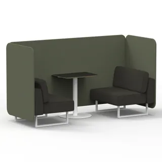 Brixworth Bench Booth in Two Tone
