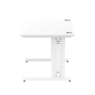 Impulse Straight Desk Cable Managed Leg
