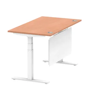 Air Height Adjustable Desk With Cable Ports