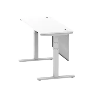 Air Height Adjustable Slimline Desk With Cable Ports