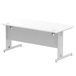Impulse Straight Desk Cable Managed Leg