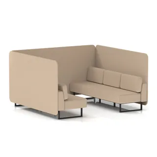 Brixworth Bench Booth in Single Tone