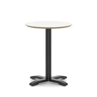 Brixworth Round Coffee Table With Cross Base