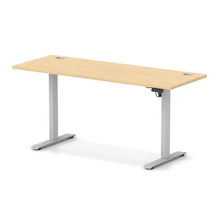 EE - Air Lite Height Adjustable Slimline Desk With Cable Ports