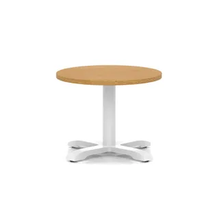 Italia Round Coffee Table With Cross Base