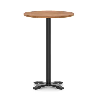 Italia Round Poseur Table With Cross Base