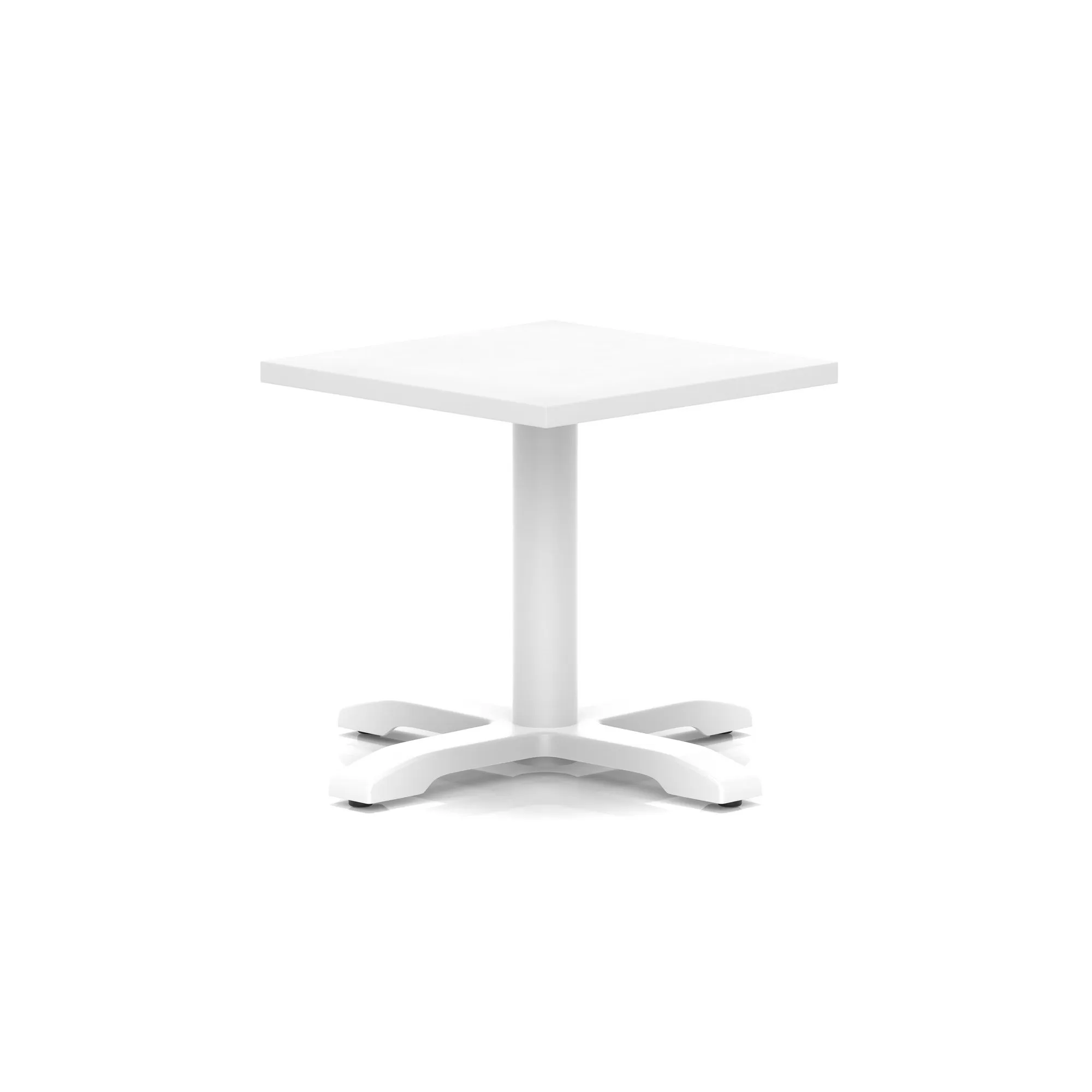 Italia Square Coffee Table With Cross Base