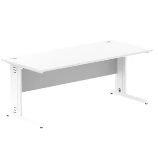 Impulse Straight Desk Cable Managed Leg