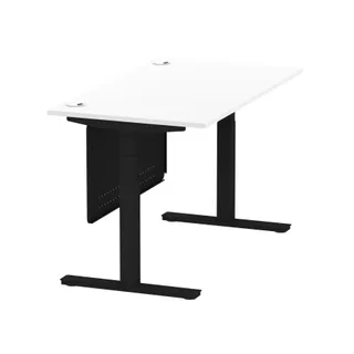 Air Height Adjustable Desk With Cable Ports