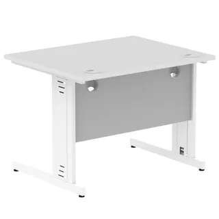 Impulse Straight Desk Cable Managed Leg
