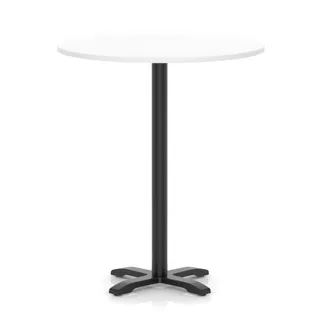 Italia Round Poseur Table With Cross Base