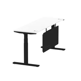 Air Height Adjustable Slimline Desk With Cable Ports
