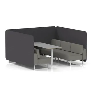 Brixworth Bench Booth in Two Tone