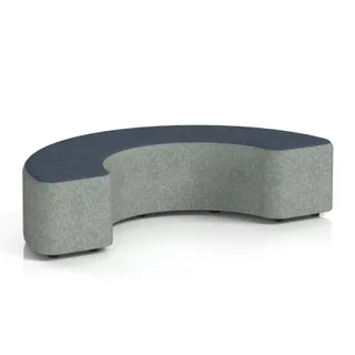 EE - Harlestone Curved Stool in Two Tone