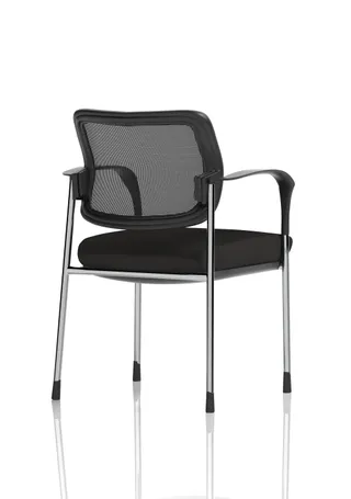 Brunswick Deluxe Medium Back Stacking Visitor Office Chair with Arms