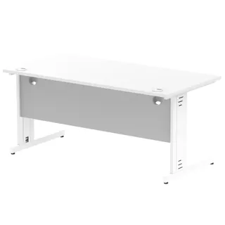 Impulse Straight Desk Cable Managed Leg