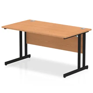 Impulse Straight Desk Cantilever Leg